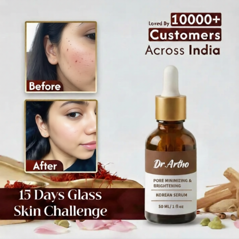 Dr. Artho Korean Glass Skin Brightening serum - 50ml